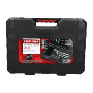 Craftsman 193-Piece Mechanics Tool Set Grey Craftsman 193-Piece Mechanics Tool Set Grey